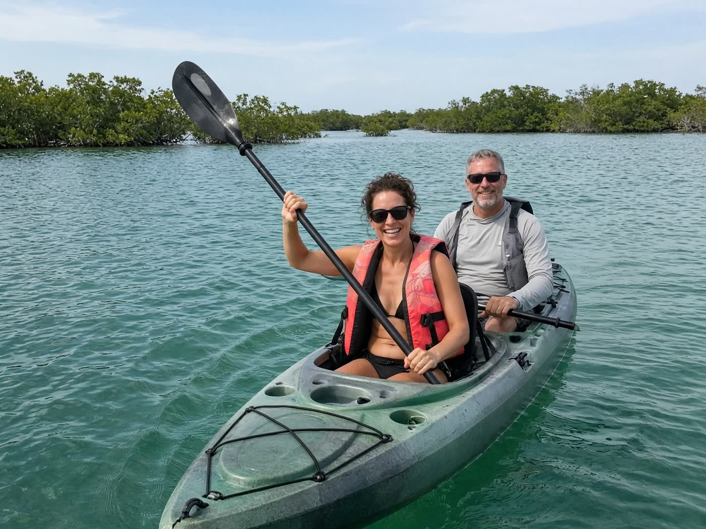 12:30pm Mangroves & Midnight Pass Beach Kayak Tour