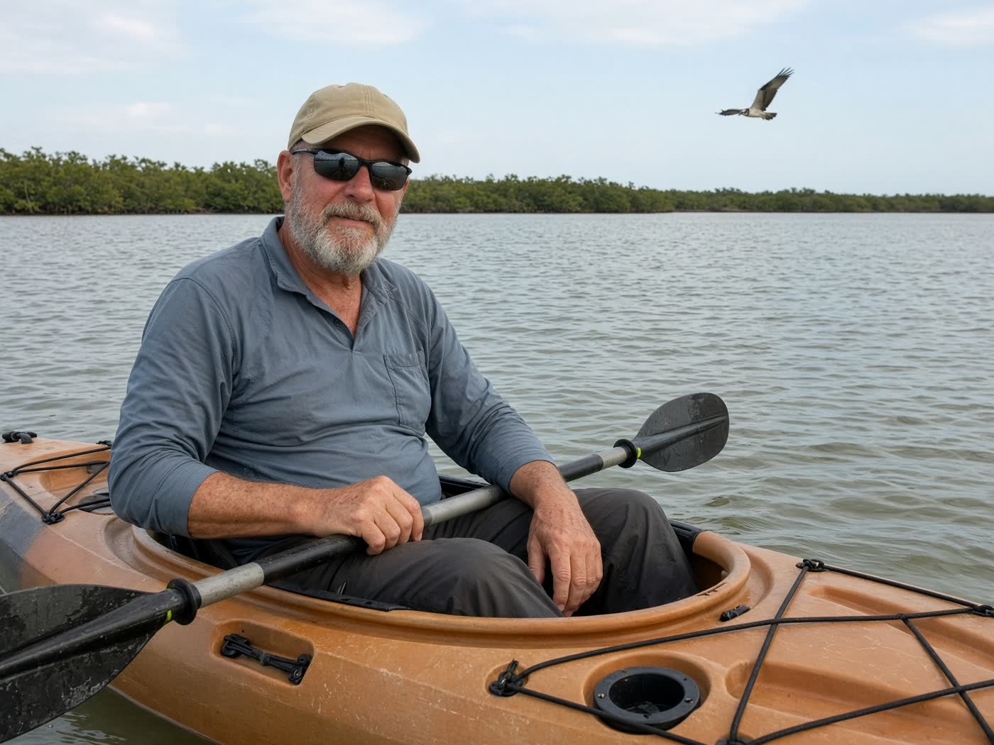 12:30pm Mangroves & Midnight Pass Beach Kayak Tour